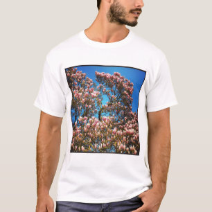 Quadratisches Foto - Magnolienblüte T-Shirt