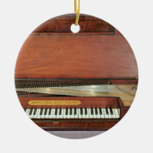 Quadratisches Klavier, 1767 (Foto) Keramikornament