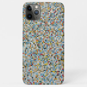 Quadratisches Mosaik-Muster mit mehrfarbigen Flies Case-Mate iPhone Hülle