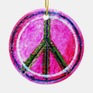 Quadratisches Ornament aus Keramik