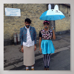 Quadratisches Plakat