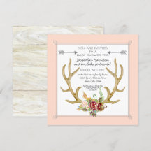 Quadratisches Rotwild-Geweih erröten