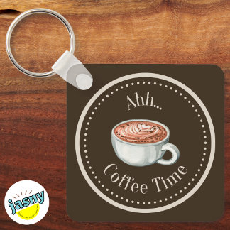 QUADRATKAFFEZEIT SCHLÜSSELANHÄNGER