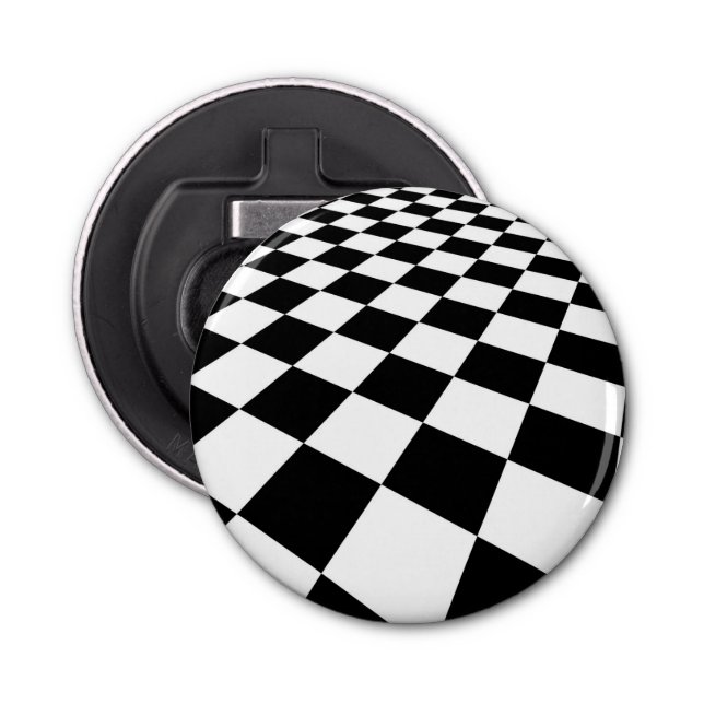 Quadratmuster Flaschenöffner (Vorderseite)