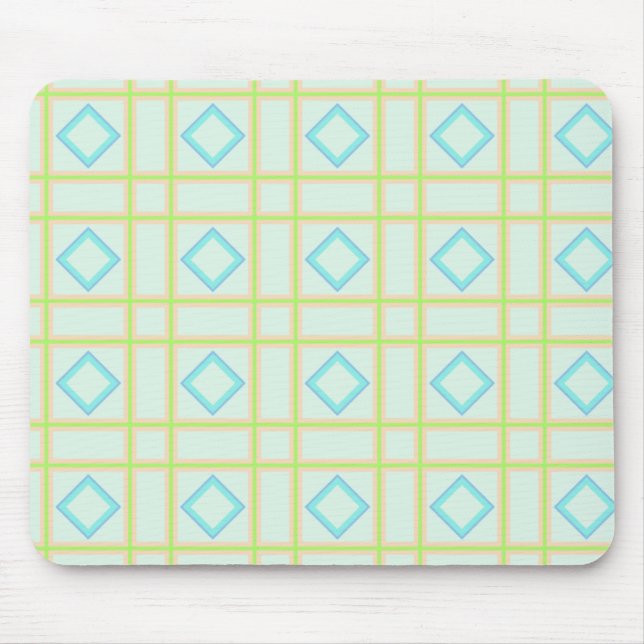 Quadratmuster Mousepad (Vorne)