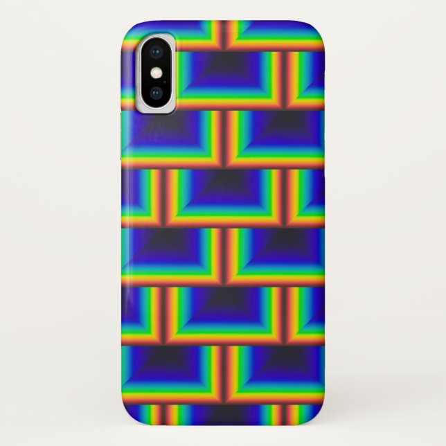Quadratskala des Solarspektrums Case-Mate iPhone Hülle (Rückseite)