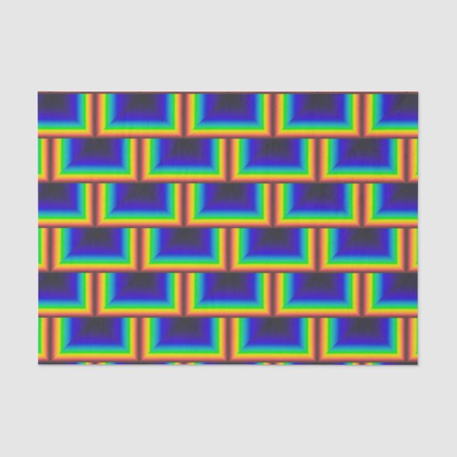 Quadratskala des Solarspektrums Seidenpapier (Vorderseite)