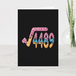 Quadratwurzel 4489 Eiscreme Slang Mathe 67 Sechs S Karte