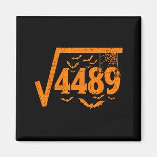 Quadratwurzel 4489 Lustiges Halloween Meme 67 Math Magnet