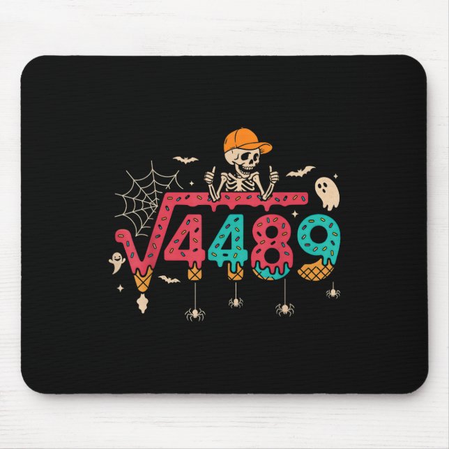 Quadratwurzel 4489 Mathelehrer Lustig 67 Meme Hall Mousepad (Vorne)