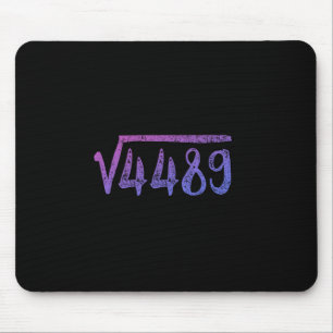 Quadratwurzel 4489 Mathelehrer Six Seven 6 7 Mousepad