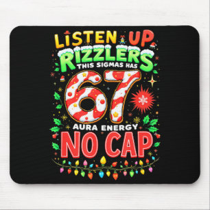 Quadratwurzel 4489 Sechs Sieben Weihnachten Lustig Mousepad