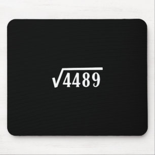 Quadratwurzel 67 Jahre altes Geschenk Lustiger Leh Mousepad