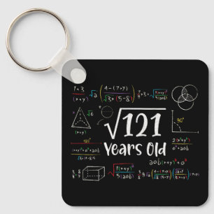 Quadratwurzel aus 121 11. Geburtstag Geschenke für Schlüsselanhänger