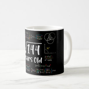 Quadratwurzel aus 144 12. Geburtstag Geschenke für Kaffeetasse