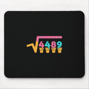 Quadratwurzel aus 4489 Eiscreme-Tropf-Meme-Slang 6 Mousepad