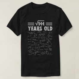 Quadratwurzel des 144 12. Geburtstages, 12 Jahre a T-Shirt