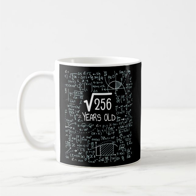 Quadratwurzel von 256 16 kaffeetasse (Links)