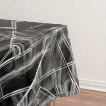 Quadratzecken, graue Linien auf schwarzem Hintergr