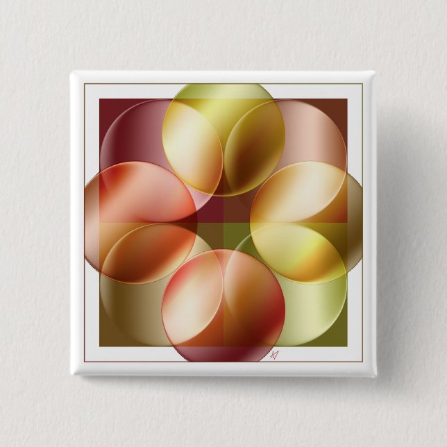 Quadratzelle Button (Vorderseite)