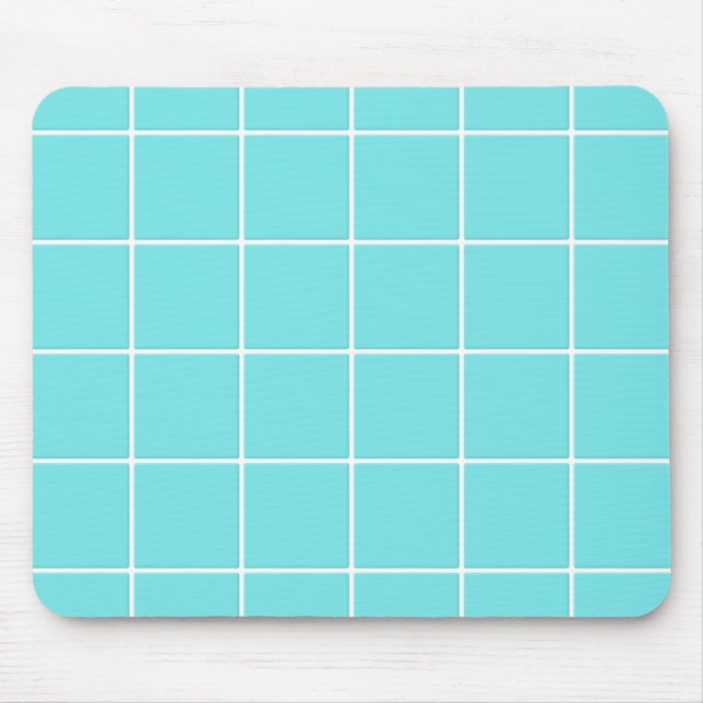Quadratziegel wie Karo Muster Mousepad (Vorne)