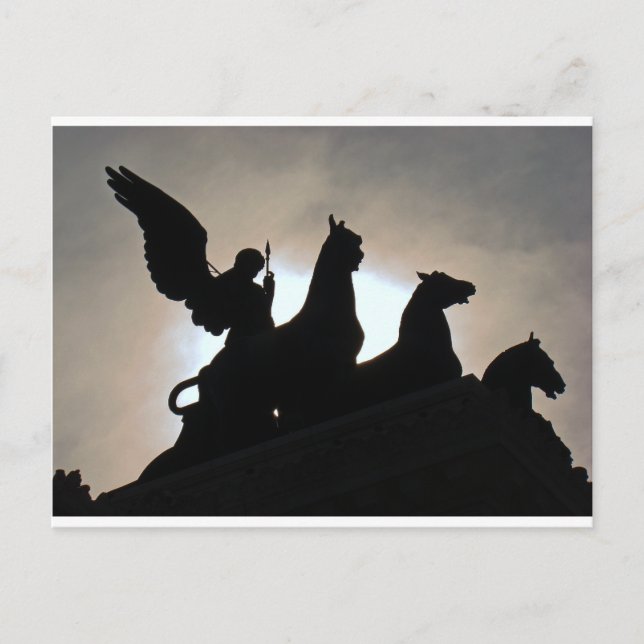Quadrigas Postkarte (Vorderseite)