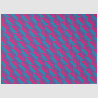 Quadrilaterale, rosa, Lila und blau geometrisch Seidenpapier