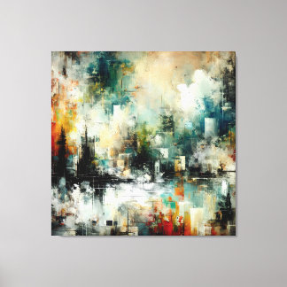 Quadro Abstrato várias cores Leinwanddruck