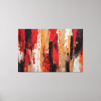 Quadro Abstrato Vermelho, preto etc... em Canvas Leinwanddruck