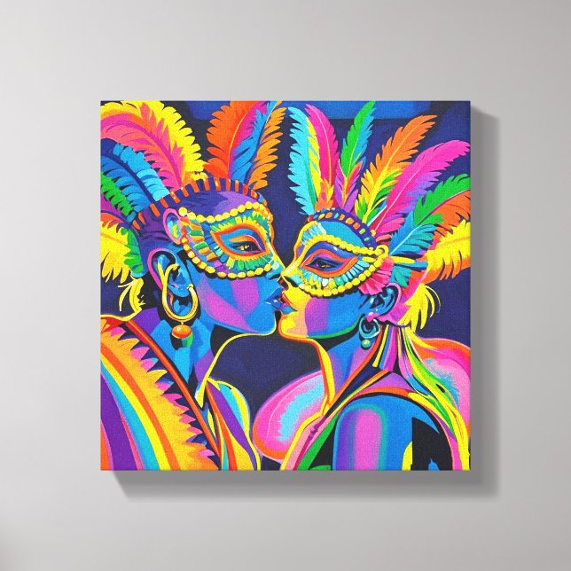 Quadro carnaval para si apaixonar leinwanddruck (Vorderseite)