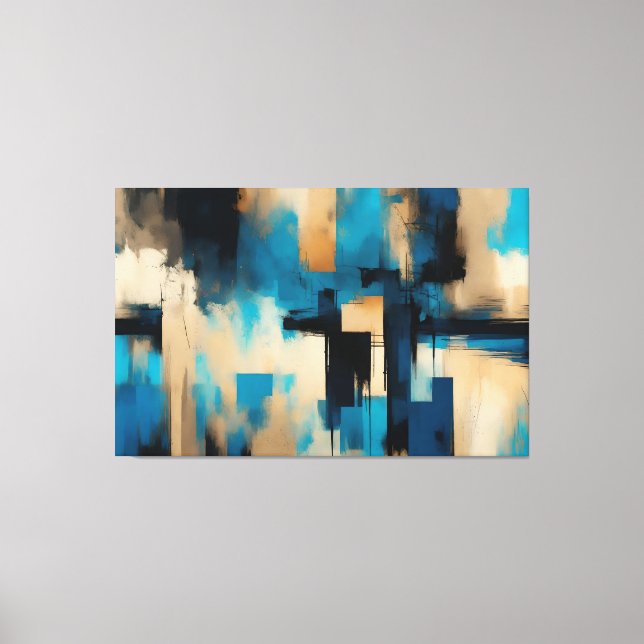 Quadro decorativo abstrato material Canvas Leinwanddruck (Vorderseite)