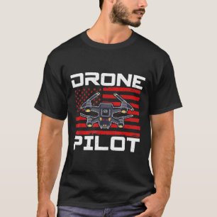 Quadrocopter-Pilot fliegt Drohne Idee Drohne T-Shirt