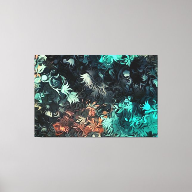 Quadros Abstrato Canvas Onaitsirc Infinity Leinwanddruck (Vorderseite)