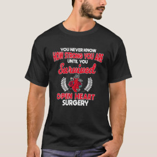 Quadruple Bypass Warrior Coronary Artery Herz Sur T-Shirt