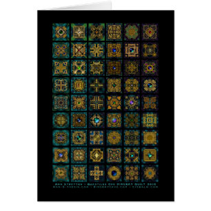 Quadtiles eine Steppdecken-Karte