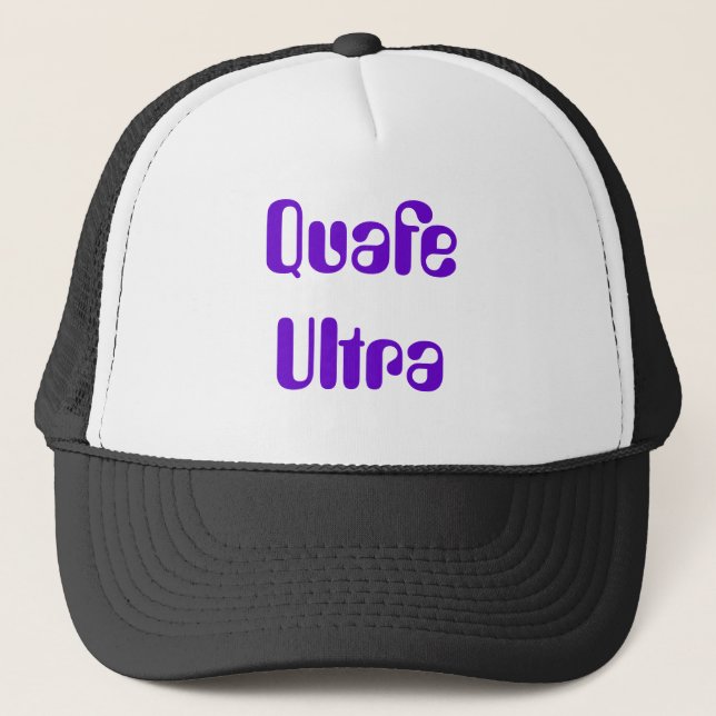 Quafe ultra Hut Truckerkappe (Vorderseite)