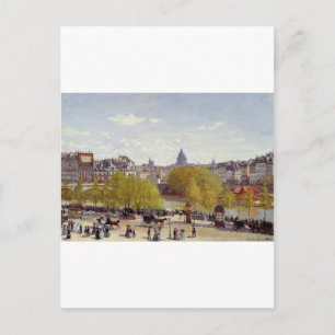 Quai du Louvre (1867) Postkarte