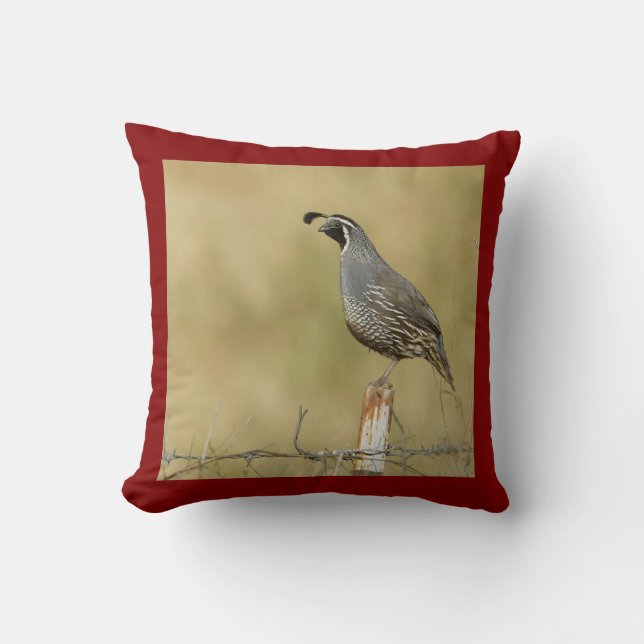 Quail American MoJo Pillows Kissen (Vorderseite)