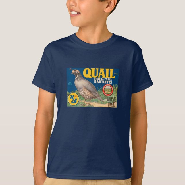 Quail Brand Contra Costa Bartletts T-Shirt (Vorderseite)