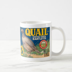 Quail Brand Contra Costa Bartletts Tasse