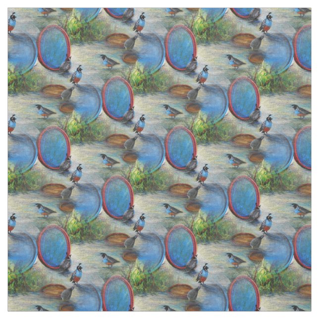 Quail Garden Stoff (Muster)