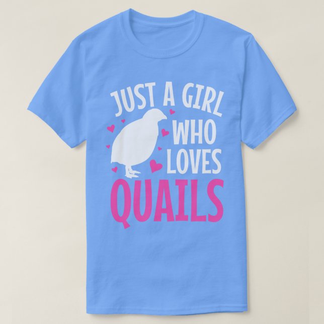 Quail Lover 2 T-Shirt (Design vorne)