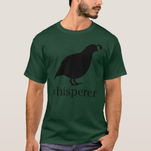 Quail Whisperer Liebe Quail Birds Birdology Gips T-Shirt