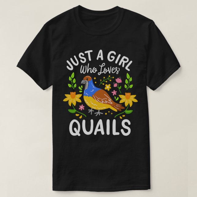 Quaille über 1 T-Shirt (Design vorne)