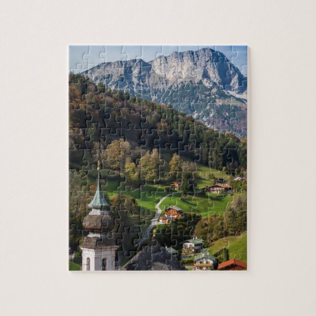 Quaint bavarian village, Deutschland Puzzle (Vertikal)