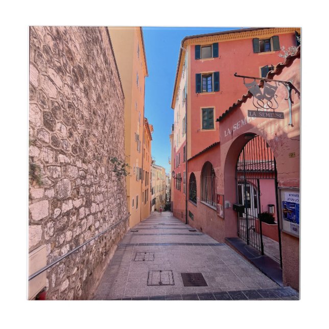 Quaint French alleys Fliese (Vorderseite)