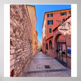 Quaint French alleys Poster