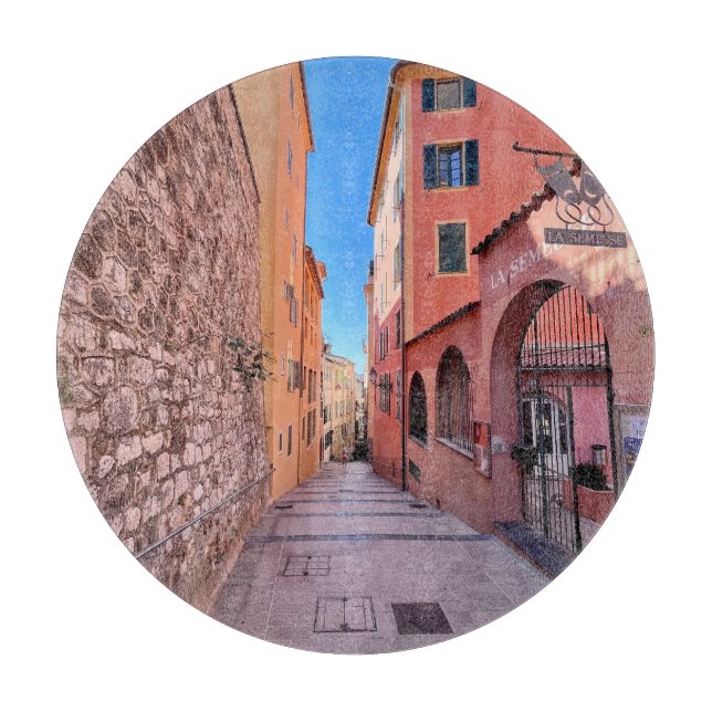 Quaint French alleys Schneidebrett (Vorderseite)