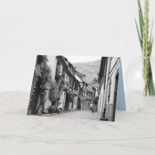 Quaint Street, Kaysersberg, Frankreich Karte