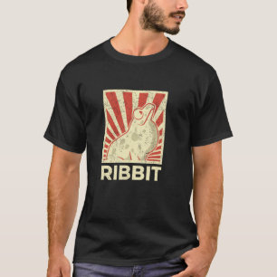 Quakender Frosch Lärm u2013 Lustiger Retro Amphibi T-Shirt
